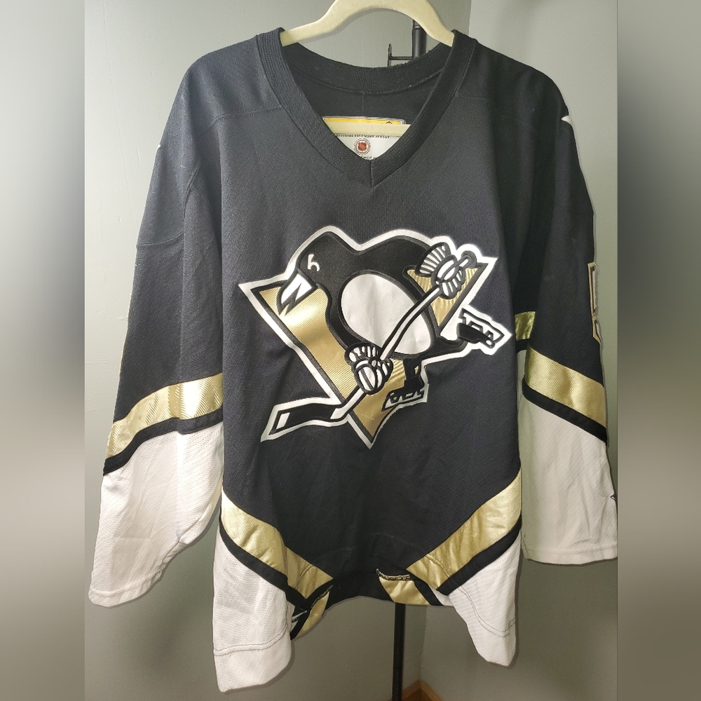 NHL Pittsburgh Penguins Black and Gold Jersey